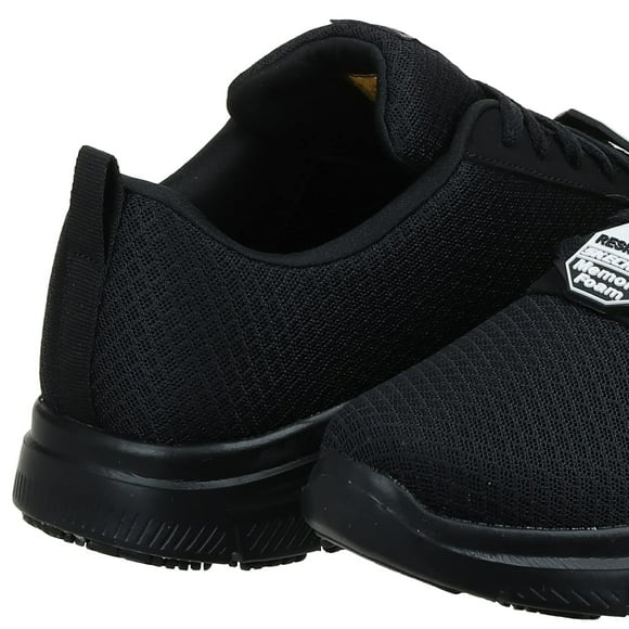 Skechers for Work Men's Flex Advantage Bendon Wide Work Shoe, Black, 10.5 W US