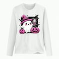 thumbnail image 4 of Godom Halloween Shirts for Women Long Sleeve Crewneck Casual Dressy Tops Funny Graphic Fall Fashion Outfits, 4 of 4