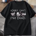 thumbnail image 4 of Camiseta gráfica divertida de Possum para amantes de Opossum, camisetas de ataque de ansiedad, camisetas gráficas de algodón de manga corta, ropa de calle, 4 of 5
