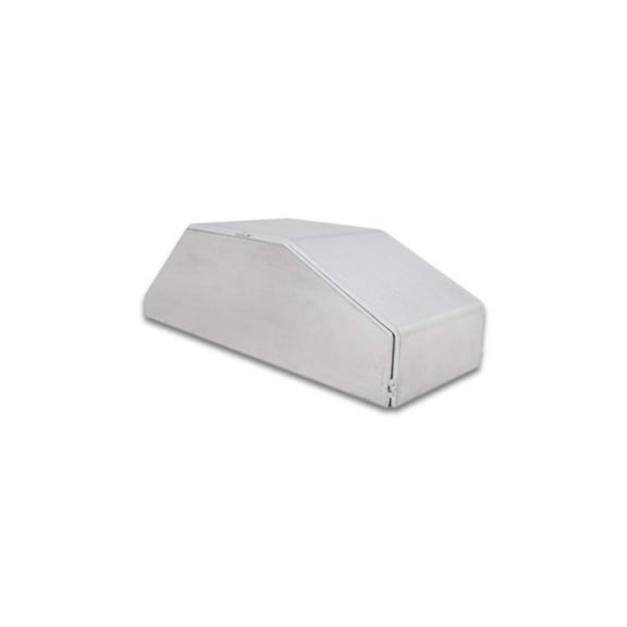 Vibrant 22837 Intercooler End Tank - Horizontal - Unwelded - 3-Piece - 4.00 in Wide - 9.85 in Long - 3.00 in Thick - Aluminum
