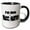 Black/White, variant on 3drose, Funny Cute Ive Been Vaccinated Covid19 Pandemic Cartoon Hypodermic, 11oz Mug