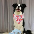thumbnail image 5 of Pañuelo elegante para perros pequeños, pañuelos para perros con estampado de flores, bufanda lavable para perros, pañuelo ajustable para perros, 5 of 5