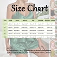 thumbnail image 3 of IMENGL Women's Pajamas Set Loungewear Silk Satin Ruffled Shorts Satin Shorts Nightwear Onesises Sleepwear Pajama Sets for Women,Green, 3 of 6