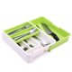 thumbnail image 3 of unbranded Caja De Almacenamiento Para Cubiertos En Plástico PP Verde Con Compartimentos Múltiples, 3 of 8