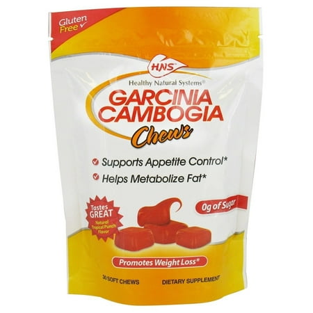 Healthy Natural Systems Garcinia Cambogia Chews Dietary Supplement, 30 count