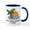 White/Navy Inside, variant on CafePress - Florida Hallandale Beach Mugs - 11 oz Ceramic Mug - Novelty Coffee Tea Cup