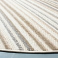 thumbnail image 4 of SAFAVIEH Cabana Fedelma Indoor/Outdoor Area Rug, Ivory/Grey, 7' x 7' Round, 4 of 13