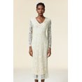 thumbnail image 3 of Vestido bellabarnetten Klaria con cuello en V y mangas largas bordado, 3 of 6