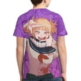 thumbnail image 2 of My Hero Academia Himiko Toga Youth Unisex T-Shirt Crewneck Short Sleeve Double-Sided Print Tee Shirts Top For Boys Girls Kid Teen Large, 2 of 6