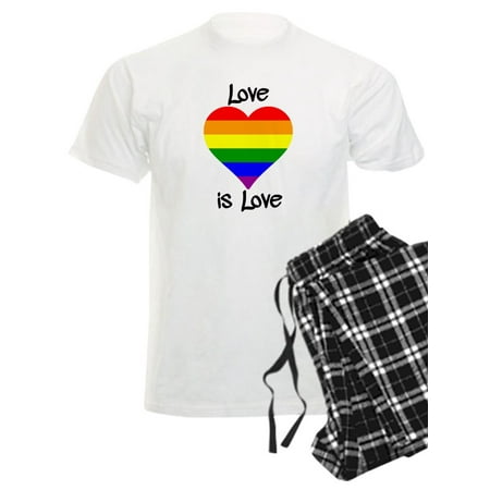 

CafePress - Love Is Love Pajamas - Men s Light Pajamas