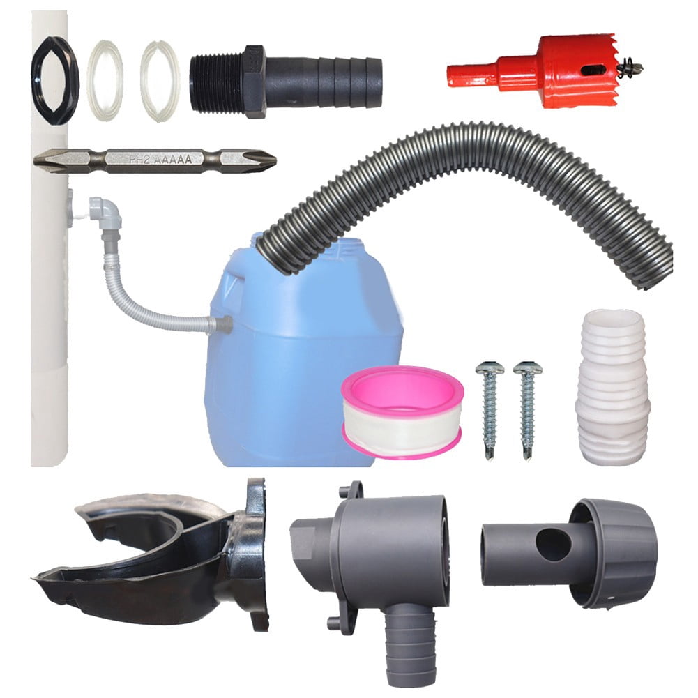 115mm Rain Collector Downpipe Rainwater Collector Kit for Garden Yard