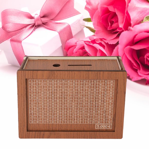Wooden Money Box with Counter for Kids, Encourages Saving Awareness, Easy Way to Save Money, Suitable for All Ages