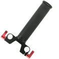 thumbnail image 2 of FLAMEEN 15mm DSLR Rod Handle,15mm Aluminium Alloy Single Shoulder Rail Connector DSLR Camera Dual Hole Basic Handle Clamp,15mm Basic Handle Grip, 2 of 8