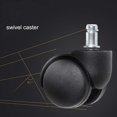 thumbnail image 4 of 10mm stem caster wheel rubber wheel for chair replacement, 4 of 5