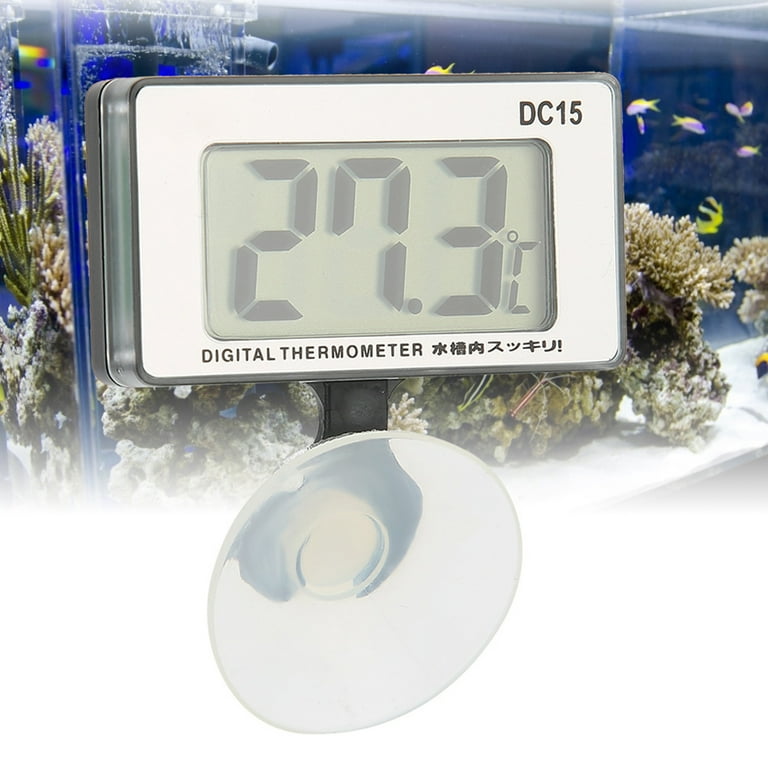 Digital Indoor and Outdoor Thermometer with Suction Cup