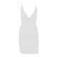 thumbnail image 1 of Vestido Corto de Manga Larga para las Mujeres Vestido de Cuello en V de Estilo Impreso, Poliéster Toda la Temporada, 1 of 6