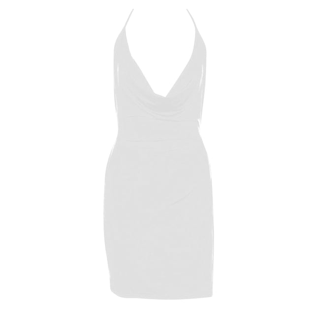 Vestido Corto de Manga Larga para las Mujeres Vestido de Cuello en V de Estilo Impreso, Poliéster Toda la Temporada