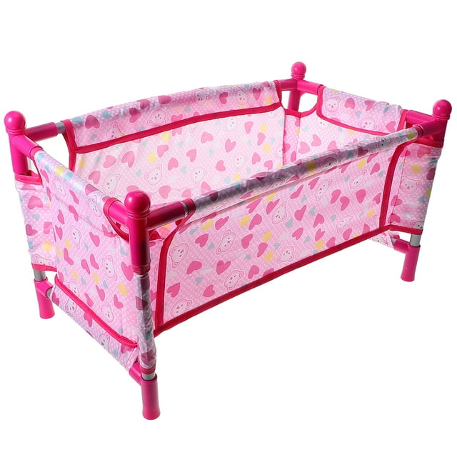 Cuna de muñeca en miniatura, cuna de muñeca, modelos de cuna de muñeca pequeña, cama de muñeca pequeña, muebles de casa de muñecas, accesorios de decoración