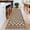 Brown, variant on GlowSol Checkered Geometric Washable Runner Rug 2x6, Soft Low-Pile Indoor Carpet with Non-Slip Backing for Kitchen, Nursery, Hallway, Brown