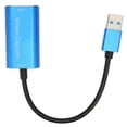 thumbnail image 1 of Tarjeta de captura de vídeo USB3.0 4K HD, capturador de interfaz Multimedia a USB para transmisión de juegos, enseñanza en vivo o conferencias, 1 of 5