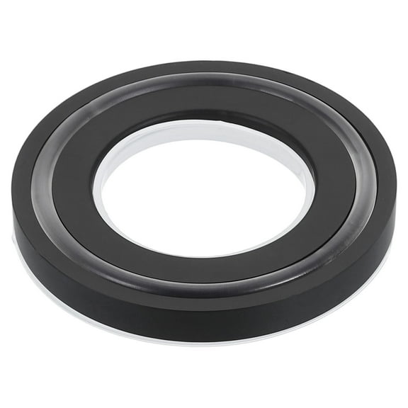Bathroom Sink Mounting Ring, Solid Brass Sink Drain Mount Support Base for Home Countertop Glass Ceramic Sinks, Black