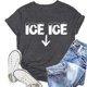 thumbnail image 1 of Camiseta con estampado divertido y confiante para mujer: estampado con letras «Strong Women», poliéster/spandex, tallas S-XXXL, ropa informal para vacaciones, 1 of 2