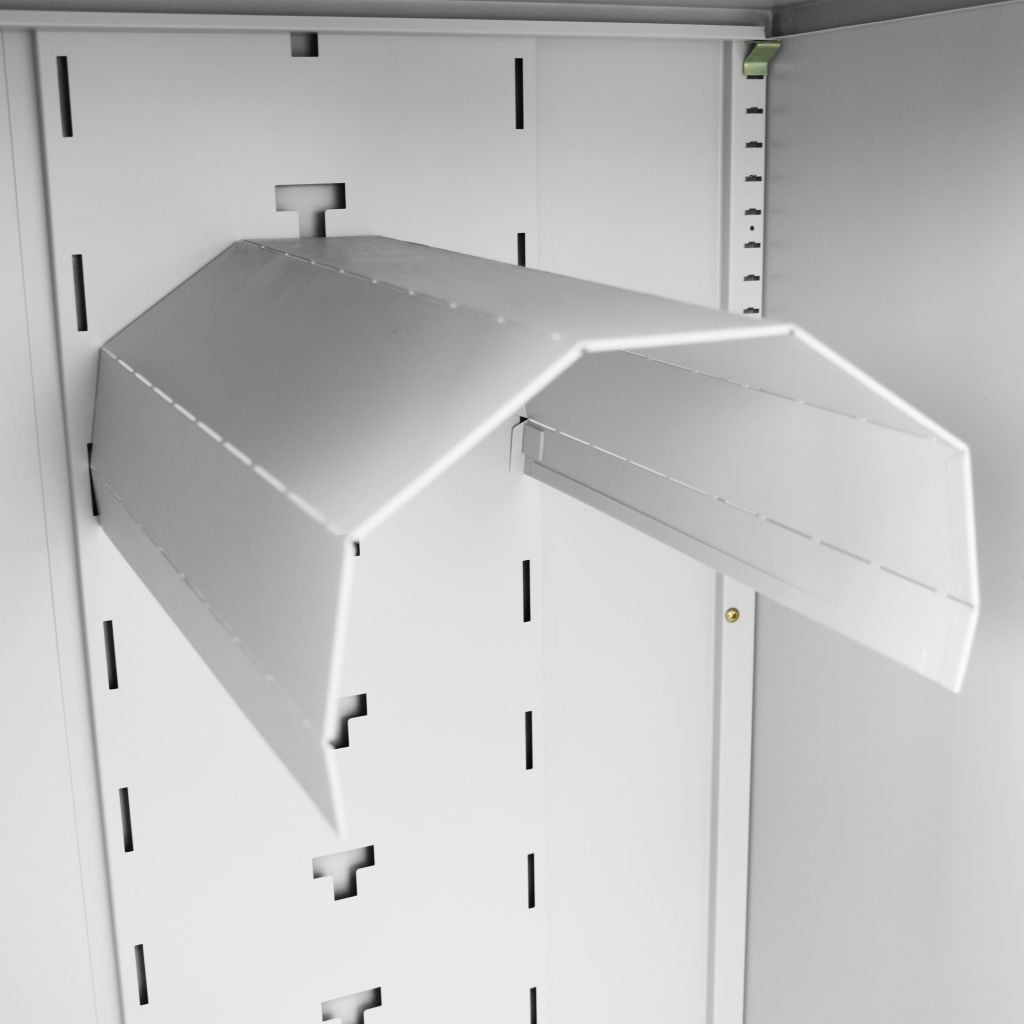 Kepooman Home Office Steel Storage Cabinet with Locker for Garage Pantry, Grey Kepooman Home Office Steel Storage Cabinet with Locker for Garage Pantry, Grey
