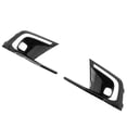 thumbnail image 2 of Ikon Motorsports Fog Light Covers Fits 2022-2024 Honda Civic 11th Gen OE Style Gloss Black ABS Fog Lamp Bezel W/ LED Yellow Switchback Turn Signal, 2 of 7