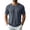 A-Dark Gray, variant on Mens Nylon Shirts Short Sleeve Crewneck TShirt Pullover Tops Big and Tall Lightweight Solid Clothes Black