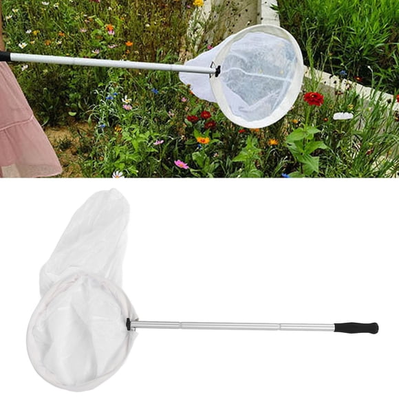 Butterflies Catching Net, Professional Sturdy Structure Detachable Handle Aluminum Pole Net for Kids for Shrimp