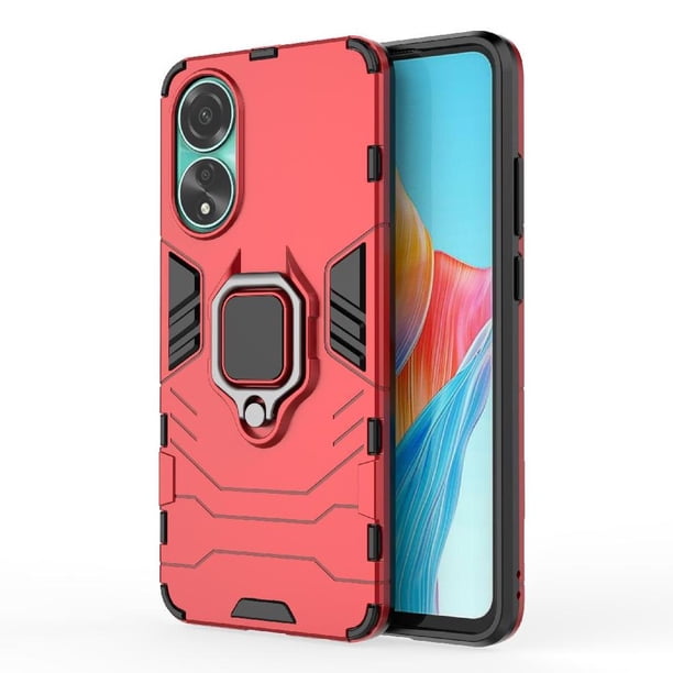 Funda para OPPO A78 4G con Soporte Anillo Giratorio 360° y Protección Resistente a Golpes y Caídas