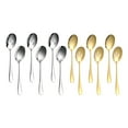 thumbnail image 3 of relayinert Stainless Steel Lightweight And Portable Serving Spoon Set Versatile Convenient Storage Safe Gold, 3 of 6