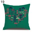 thumbnail image 1 of HEVIRGO Housse de Coussin en Lin avec Motifs de Drapeaux de Londres, 1 of 10