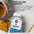 thumbnail image 5 of KAL Vitamin D3 & Magnesium Glycinate, Enhanced Absorption Formula with BioPerine, Muscle & Bone Health Support, Immune Support & More, Non-GMO, Gluten Free, 45 Servings, 90 VegCaps, 5 of 6