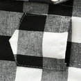 thumbnail image 3 of breaise Baby Toddler Boys Long Sleeve T-Shirt Flannel Buffalo Plaid Shirts Casual Button Down Jacket, 3 of 6