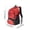 Red, variant on Backpack, 17.7x12.6x8.3 Inch Basketball Backpack Travel Computer Air Cushion Backpack Student Backpack Can Be Stored in Shoe Compartment Travel Essentials