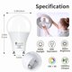 thumbnail image 2 of Bombilla LED Revelor GU24 de 9 W, 800 lm, 5000 K, no regulable, paquete de 6, 2 of 7