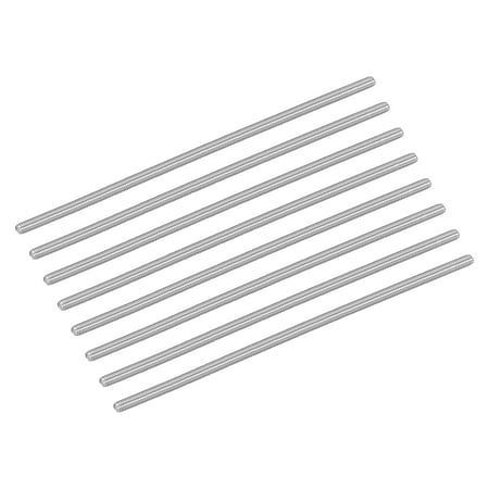 8Pcs M4-0.7x150mm Fully Threaded Rods 304 Stainless Steel Thread Bar Studs