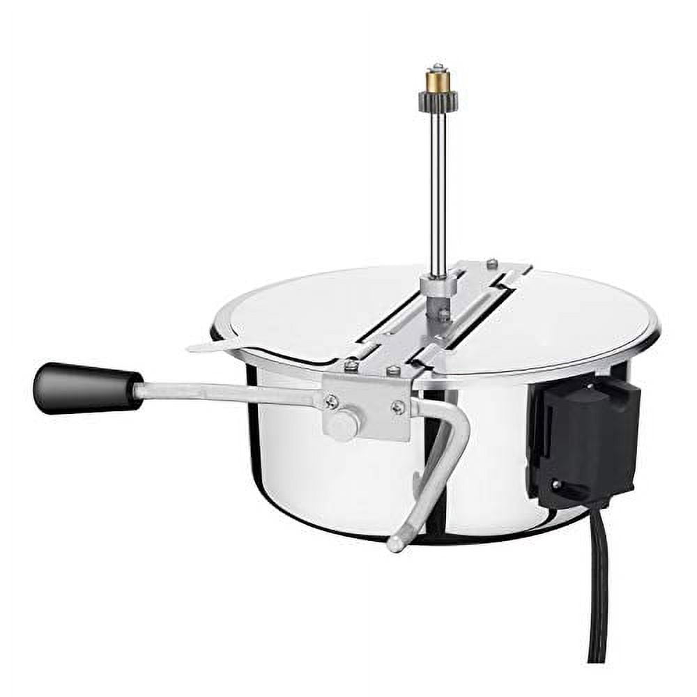 Kepooman Retro Single Door Popcorn Machine Full Machine with Cart (Black) Kepooman Retro Single Door Popcorn Machine Full Machine with Cart (Black)