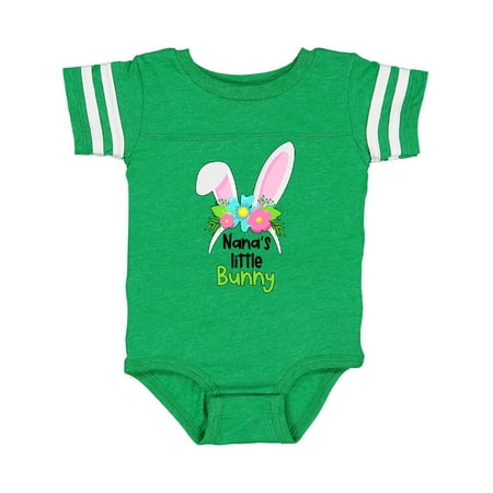 

Inktastic Nana s Little Bunny Cute Easter Bunny Ears Gift Baby Boy or Baby Girl Bodysuit