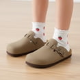 thumbnail image 2 of Cushionaire Hana Kids Clogs Slip On Potato Shoes or Boys and Girls with Adjustable Buckle & Cork Footbed & Arch Support, 2 of 23