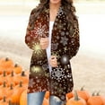 thumbnail image 2 of Cardigans pour Femmes Cardigan Long Cardigans pour Femmes Liquidation Cardigan Impression Numérique Manteau de Noël à Manches Longues pour Femmes, 2 of 9