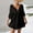Black-01, variant on LIBRCLO Womens Swimsuit Cover-ups V-Neck 3/4 Sleeves Bathing Suit Fashion Summer Solid Swimwear Cover Ups