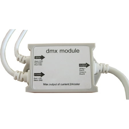 - DMX Slave switch Control Module 3 Channel RGB 2A