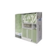 thumbnail image 3 of Mainstays 17-Piece Floral Polyester/Ceramic Shower Curtain & Bathroom Accessory Set, Green & White, 3 of 9