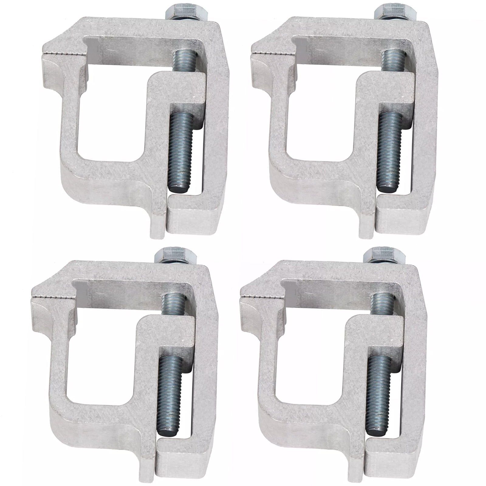 Kojem Truck Mounting Clamps Caps Camper Shell Topper Canopy Fit for Pickup Toyota Chevy Ford Dodge Gmc Ram Aluminum 4pcs