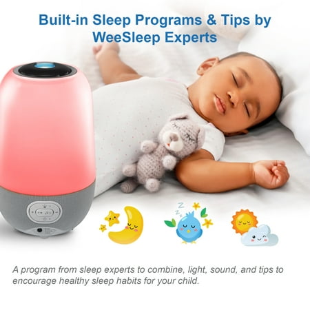 VTech - Sleep Training Soother Portable Bluetooth Speaker - White