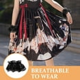 thumbnail image 4 of unbranded 1Par Puños De Encaje Negro Para Mujer Con Lolita Accesorios Para Fiesta, 4 of 7