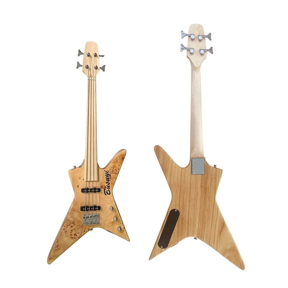 4 String Fretless Short Scale Bolt On Bass (Blurb)