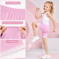thumbnail image 4 of Hbhpov Girl’s Solid Color Biking Shorts Boyshort Panties for Toddlers 6 Pack, Size 2-14, 4 of 8